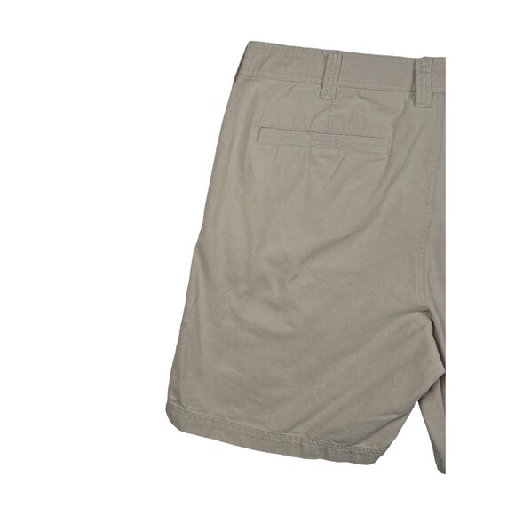 Columbia Shorts Men's Slash Pocket Flat Front 100% Cotton Chinos Tan 42 - Picture 12 of 14